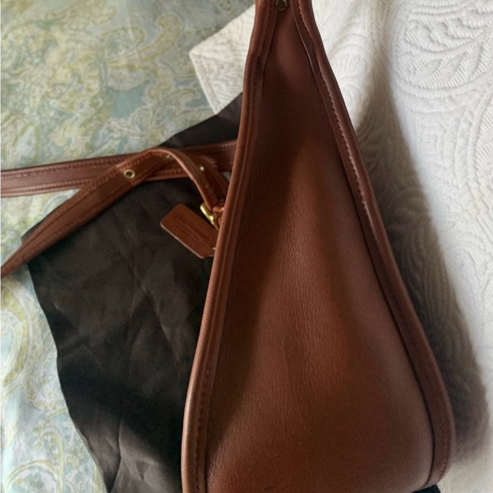 Vintage Coach Janice Legacy Bag 9950 - 1996; medium brown/tan; EUC; collectible - Picture 9 of 12